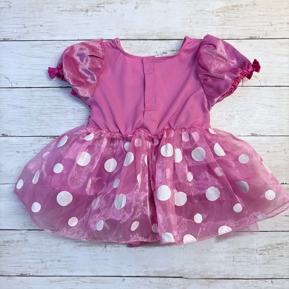 Disney Pink Polka Dot Infant Costume Dress Size 12-18 Months - Picture 2 of 9